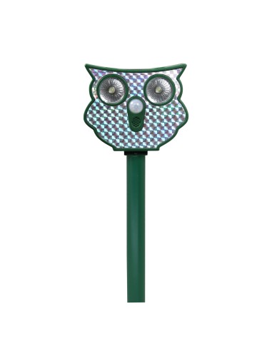 Genius Ideas Clôture Sonique Répulsive Solaire Universel Hibou