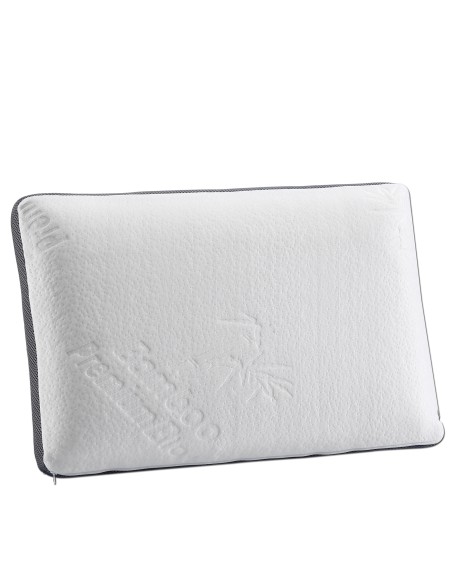 Herzberg HG-3D6040 Oreiller en bambou en mousse de mémoire