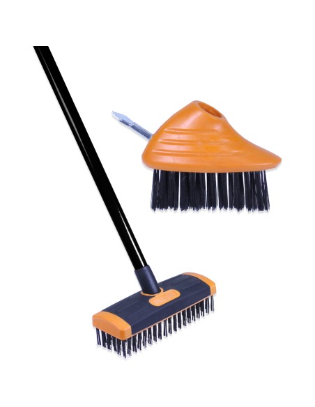 Genius Ideas Brosse de nettoyage de terrasse 3en1