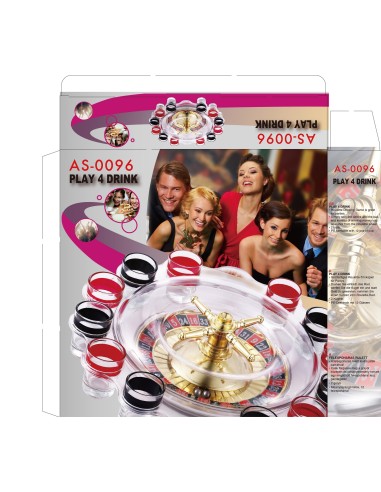 Play 4 Drink AS-0096 Verres à liqueur