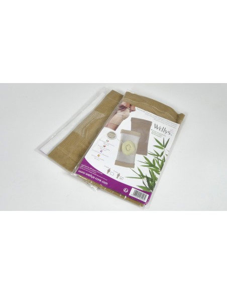 Wellys Bandage de genou en bambou avec coussin d'articulation Hommes