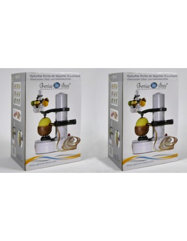 Genius Ideas Eplucheur électrique de fruits et légumes