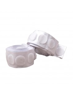 Genius Ideas Boutons velcro auto-adhésifs blancs 62 pièces