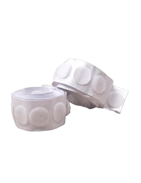 Genius Ideas Boutons velcro auto-adhésifs blancs 62 pièces