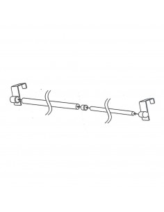 Genius Ideas Tringle à rideaux ajustable