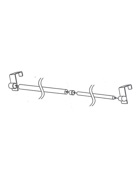 Genius Ideas Tringle à rideaux ajustable