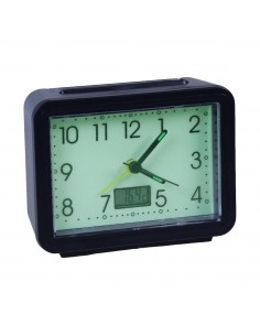 Genius Ideas Réveil et thermomètre luminescents