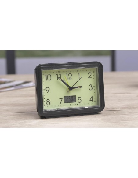 Genius Ideas Réveil et thermomètre luminescents