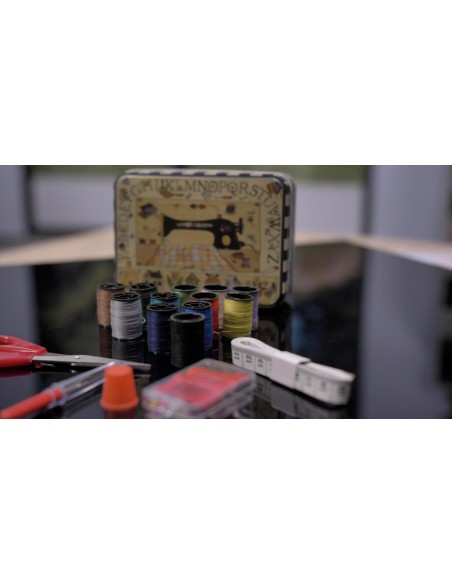 Genius Ideas Kit de coutureavec boîte en métal