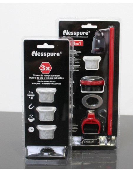 Genius Ideas Filtre de remplacement 3 pièces Nesspure