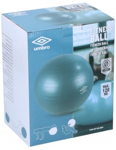 Umbro Ballon de gymnastique bleu 65cm 2