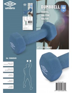 Umbro Haltères de gymnastique 1kg 2