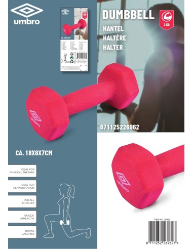 Umbro Haltères de gymnastique 2kg