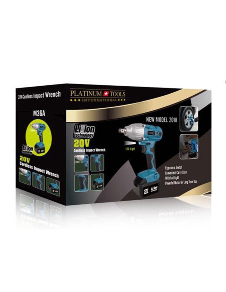 Platinum Tools Clé à chocs sans fil 20v