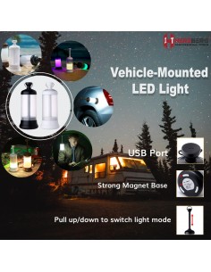 Herzberg HG-5049 Eclairage à LED Monté Sur Véhicule Blanc 2