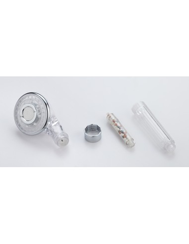 Herzberg HG-8023 Pommeau de Douche Personnel Boule de Minéralisation à Activation Antibactérienne