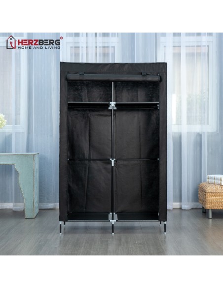 Herzberg HG-8012 Armoire de Rangement Gris