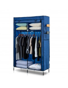 Herzberg HG-8012 Armoire de Rangement Bleu