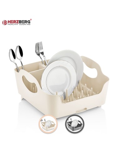 Herzberg Egouttoir à vaisselle' Ivoire