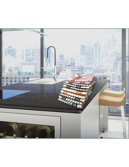 Cenocco 10 Serviette de Cuisine en Coton à Armure Fine et à Carreaux Vintage