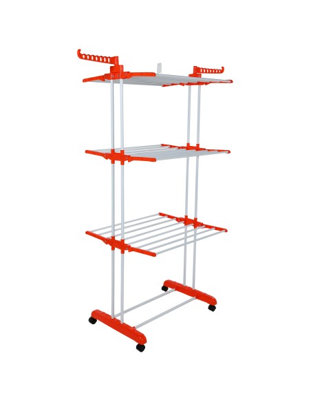 Herzberg HG-8034ORG Porte-vêtements en Mouvement Orange