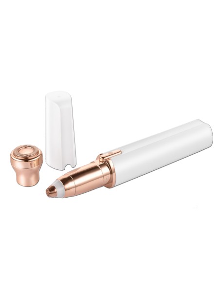 Cenocco Beauty CC-9095 Tondeuse à Sourcils et Rasoir Pour le Visage 2 en 1 Blanc
