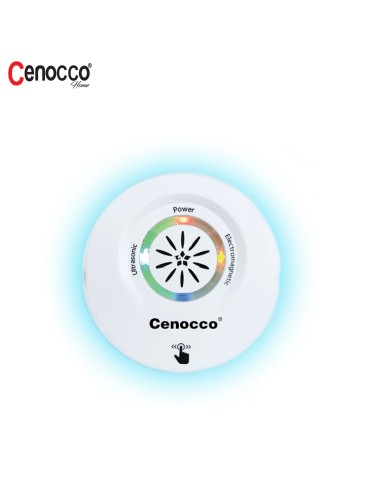 Cenocco Home CC-9097 Répulsif Antiparasitaire Avancé àUtrasons et Electromagnétique 2 en 1