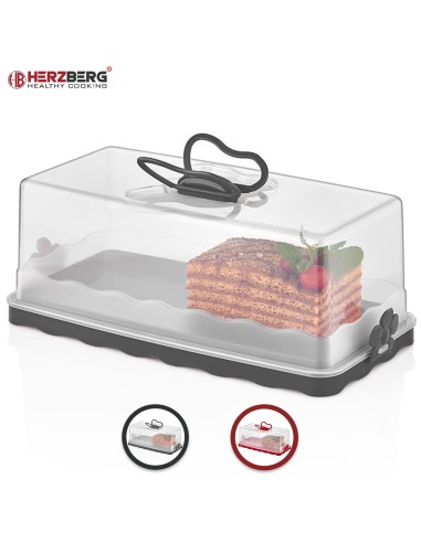 Herzberg Dôme à gâteau bâton Rouge