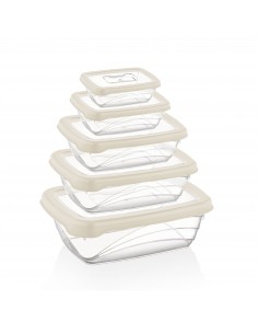 Herzberg 5 Pièces Bio Saver Box Set Ivoire