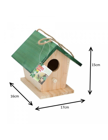 Lifetime Garden Nichoir 17x16x15cm