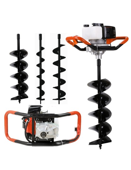 Herzberg HG-8049EA Tarière à Terre