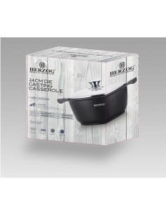 Herzog Cocotte en Fonte de 24 cm 2