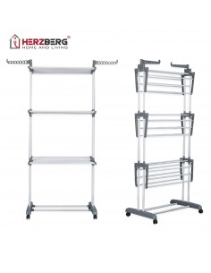 Herzberg HG-8034GRY Porte-vêtements de Déménagement Grijs 2