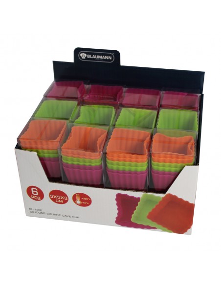Blaumann BL-1266 Petit gâteau carrée 6 pcs