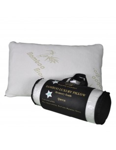 Royalty Comfort HG-5076BM Oreiller de Luxe en Bambou Avec Mousse à Mémoire de Forme Ergonomique Reine