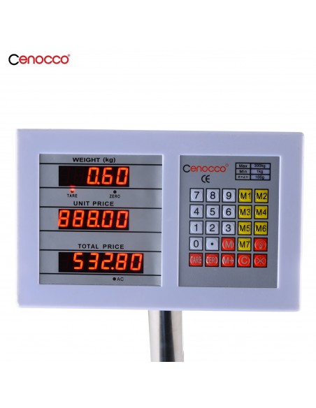 Cenocco CC-8004 Balance de pesage à plate-forme pour les entreprises