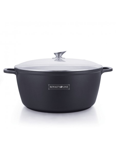 Royalty Line RL-BS44M Casserole profonde avec le revêtement marbre 44cm