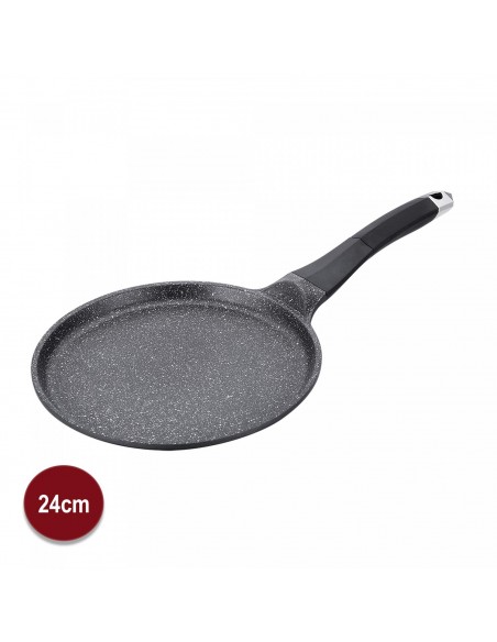 Royalty Line RL-CP24M Revêtement en Marbre Pour Poêle À Crêpes de 24cm