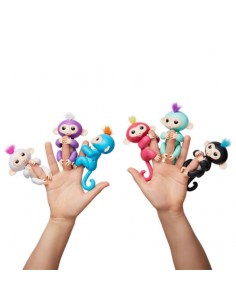 Cenocco Jouet à Doigts Singe Heureux Turquoise 2