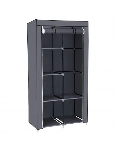 Herzberg HG-8010 Armoire de rangement Petite Gris