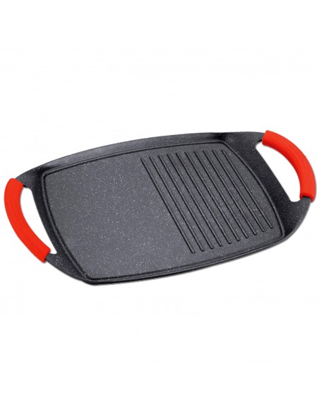 Royalty line RL-BTG47M? Poêle à Griller à Deux Poignées Revêtue de Marbre.