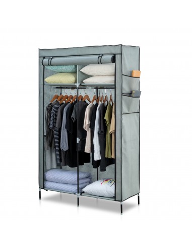 Herzberg HG-8012 Armoire de Rangement Gris