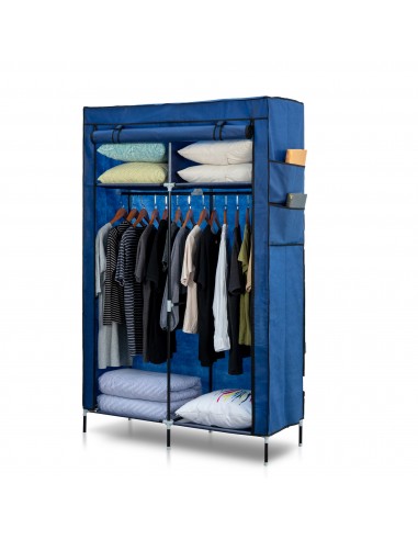 Herzberg HG-8012 Armoire de Rangement Bleu