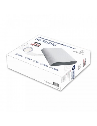 Herzberg HG-6412H0 Oreiller en Mousse Viscoélastique Contour