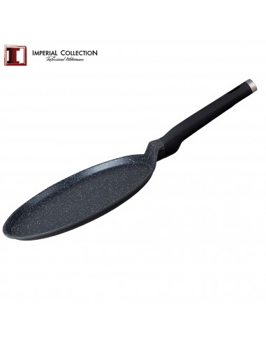 Imperial Collection Poêle à Crêpe Avec Revêtement Antiadhésif Pierre Noire