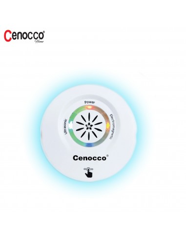 Cenocco Home Répulsif Antiparasitaire Avancé àUtrasons et Electromagnétique 2 en 1
