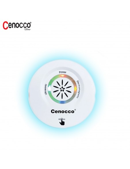 Cenocco Home Répulsif Antiparasitaire Avancé àUtrasons et Electromagnétique 2 en 1