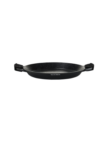 Imperial Collection Poêle à paella de 32 cm avec poignées en silicone