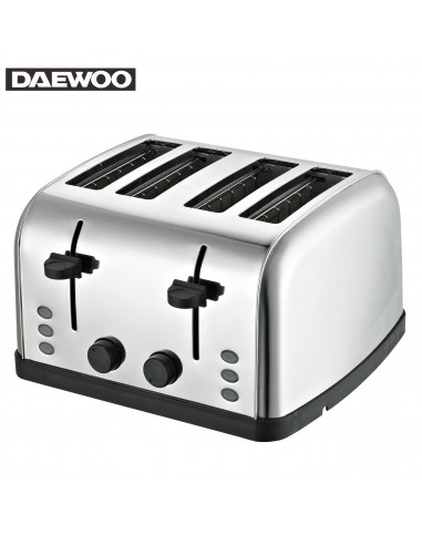 Daewoo SYM-1304 Grille-pain Large en Acier Inoxydable 4 Tiroirs 4 Tranches?