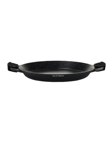 Imperial Collection Poêle à paella de 40 cm avec poignées en silicone